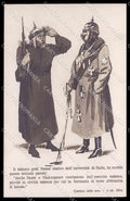 WWI WW1 Italian Propaganda Dante Anti German Kaiser Photo cartolina ZG9299 – fronte