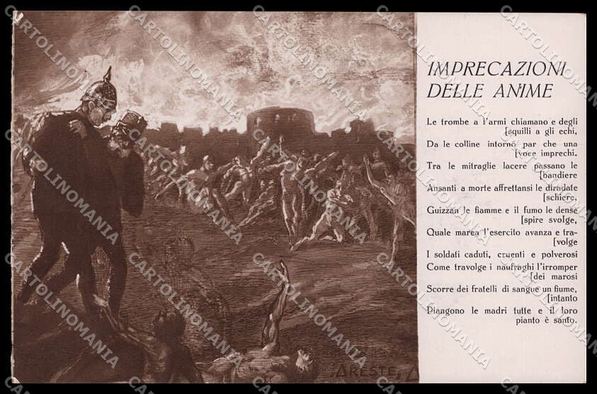 WWI WW1 Propaganda Anti German Kaiser Franz Joseph Photo cartolina ZG9334 – fronte
