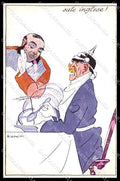 WWI WW1 Italian Propaganda Anti German Kaiser Wilhelm Bianchi cartolina ZG9355 – fronte