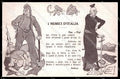 WWI WW1 Propaganda Politica DC PC CREASE cartolina ZG9400 – fronte