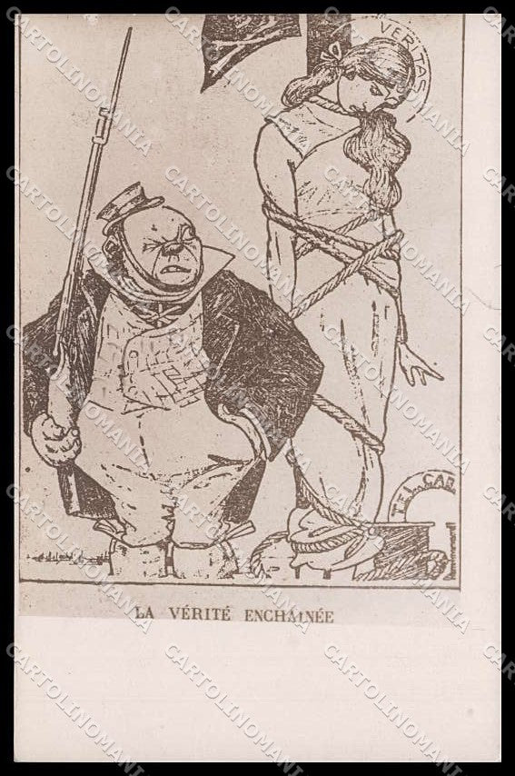 WWI WW1 Propaganda Anti British Signed Photo cartolina ZG9404 – fronte