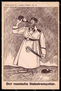 WWI WW1 German Propagada Anti Russia Lustigen Blatter Frier cartolina ZG9408 – fronte