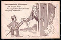 WWI WW1 German Propagada Japanese Lustigen Blatter cartolina ZG9409 – fronte