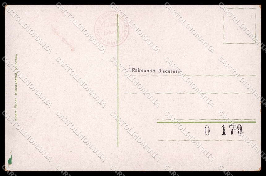 WWI WW1 German Propaganda Anti Russia Baumgarten cartolina ZG9410 – retro