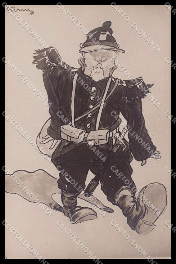WWI WW1 Italian Propaganda Giris RPPC cartolina ZG9432 – fronte