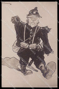 WWI WW1 Italian Propaganda Giris RPPC cartolina ZG9432 – fronte
