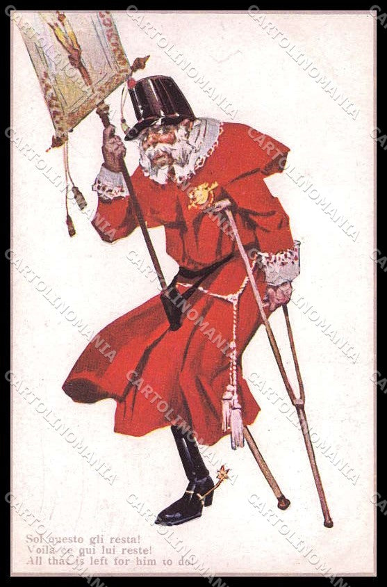 WWI Italian Propaganda Codognato Anti Kaiser Franz Joseph serie 235-3 pc ZG9455 – fronte