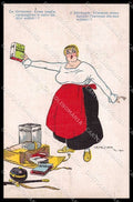 WWI WW1 Italian Propaganda Veneziani German Lady serie 2785-3 cartolina ZG9481 – fronte