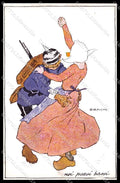 WWI WW1 Italian Propaganda Bianchi Anti German Holland cartolina ZG9483 – fronte