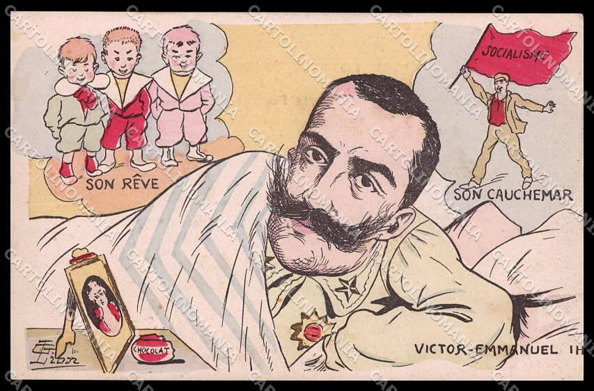 WWI WW1 French Propaganda G. Lion Savoia Socialisme cartolina ZG9494 – fronte
