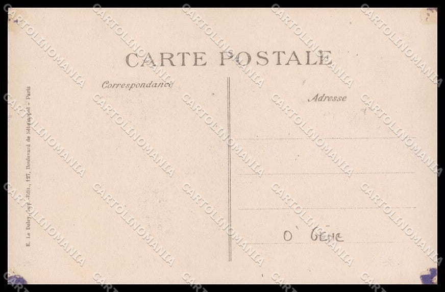 WWI WW1 French Propaganda O. Gene Anti German Kaiser Wilhelm II cartolina ZG9498 – retro