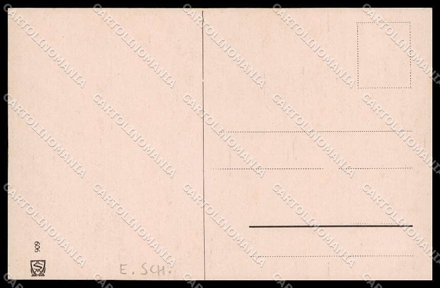WWI WW1 German Propaganda E. Sch. Dreschen! cartolina ZG9499 – retro