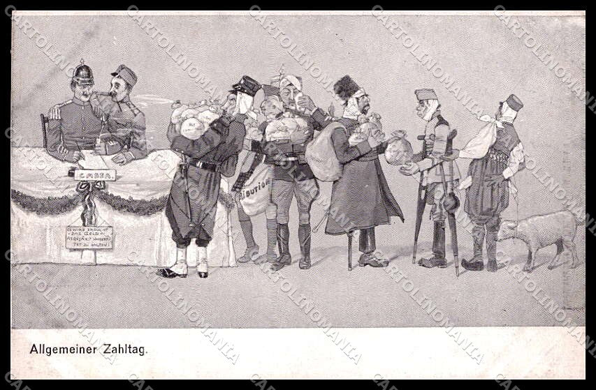 WWI WW1 German Austrian Propaganda G. Widrich cartolina ZG9511 – fronte
