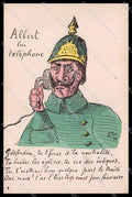 WWI WW1 French Propaganda E. L. Anti German Kaiser Wilhelm II cartolina ZG9512 – fronte
