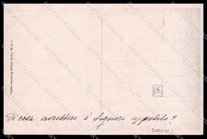 WWI WW1 Austrian Propaganda LK Leo Kainrald cartolina ZG9521 – retro