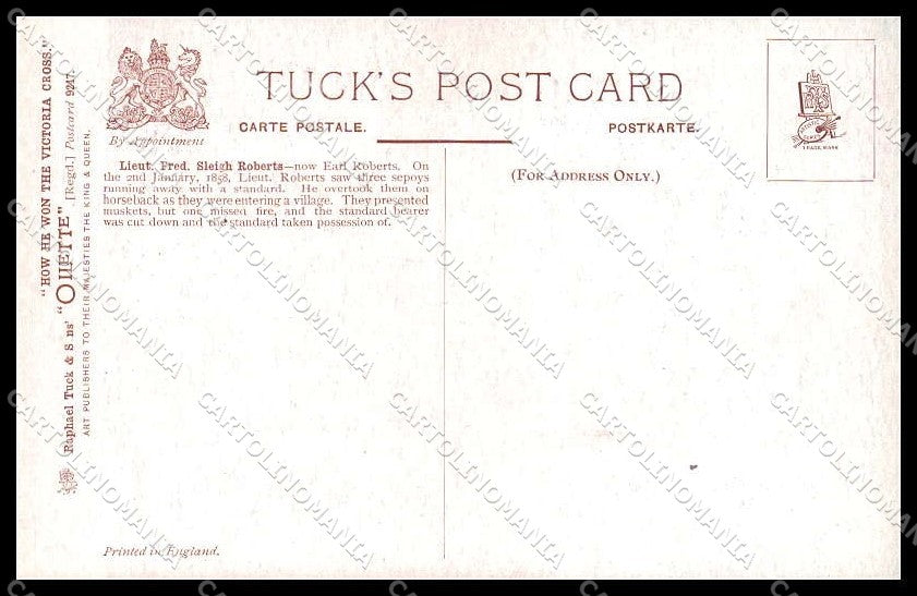 British Propaganda H Montagu Love The Victoria Cross Tuck Oilette 9247 pc ZG9531 – retro