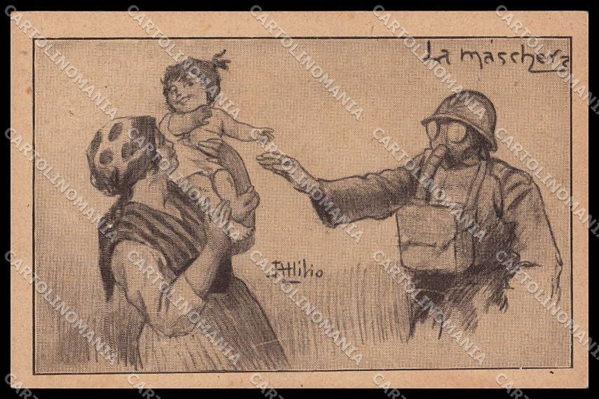WWI WW1 Italian Propaganda Attilio Corpo Armata di Verona cartolina ZG9537 – fronte