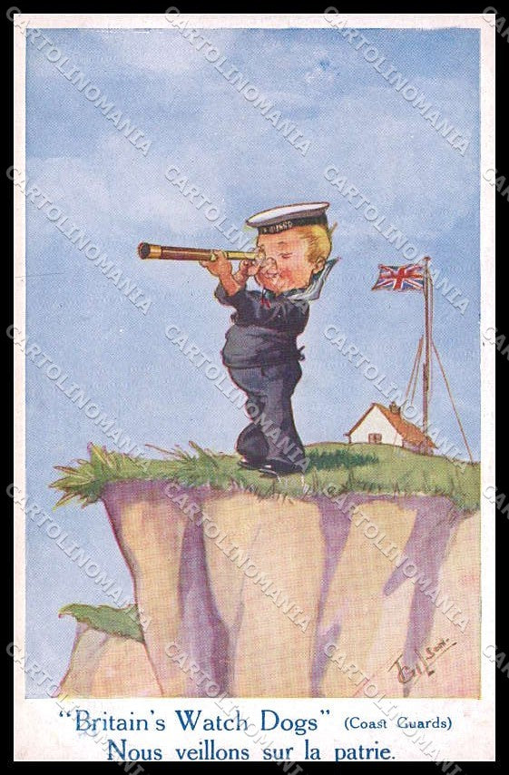 WWI WW1 British Propaganda T. Gilson Child Ludgate serie 545 cartolina ZG9540 – fronte