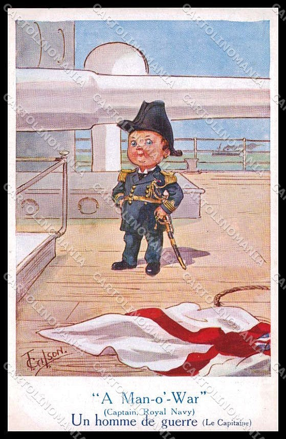 WWI WW1 British Propaganda T. Gilson Child Ludgate serie 548 cartolina ZG9544 – fronte