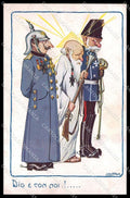 WWI Italian Propaganda Bertiglia Anti Kaiser Franz Joseph Wilhelm II pc ZG9546 – fronte