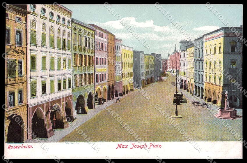 Deutschland Bayern Rosenheim cartolina ZG9660 – fronte