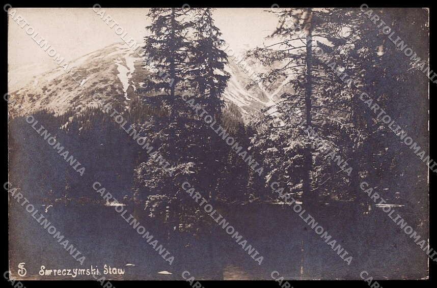 Polska SlovenskÃ¡ Republika Tatry RPPC cartolina ZG9663 – fronte