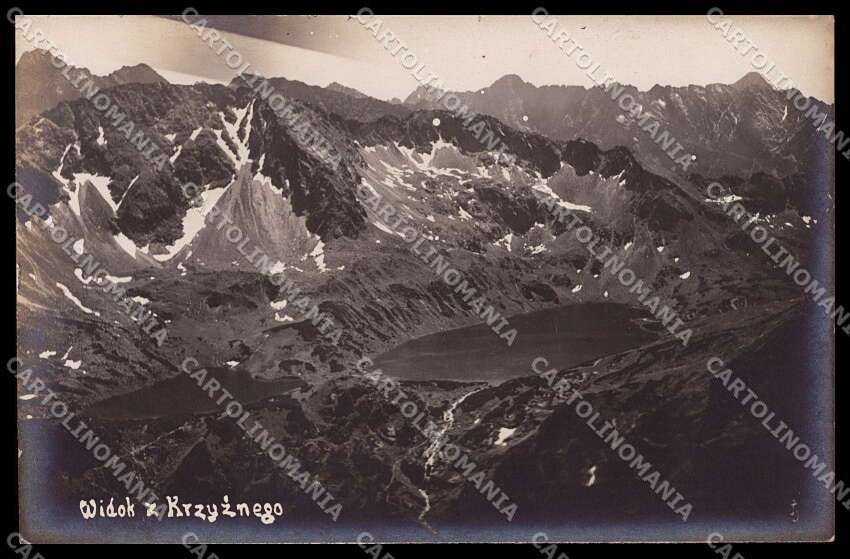 Polska SlovenskÃ¡ Republika Tatry RPPC cartolina ZG9664 – fronte