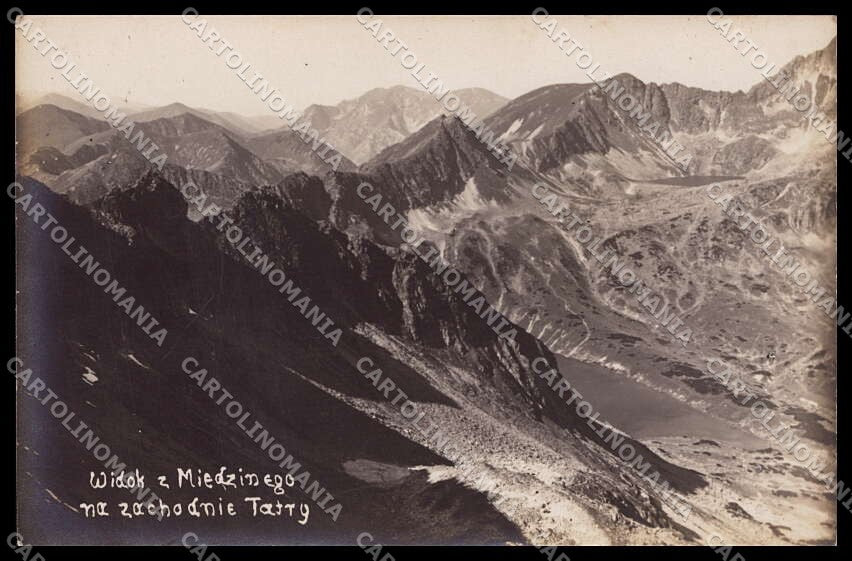 Polska SlovenskÃ¡ Republika Tatry RPPC cartolina ZG9665 – fronte