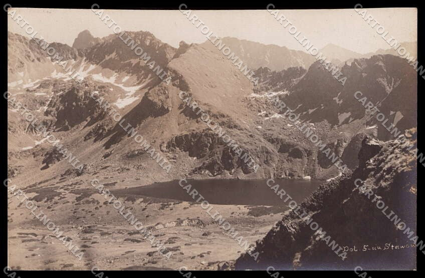 Polska SlovenskÃ¡ Republika Tatry RPPC cartolina ZG9666 – fronte