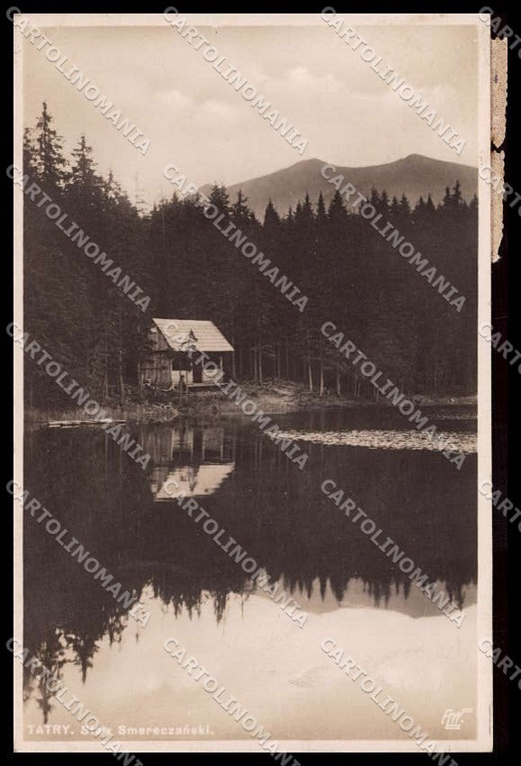 Polska SlovenskÃ¡ Republika Tatry RPPC cartolina ZG9670 – fronte
