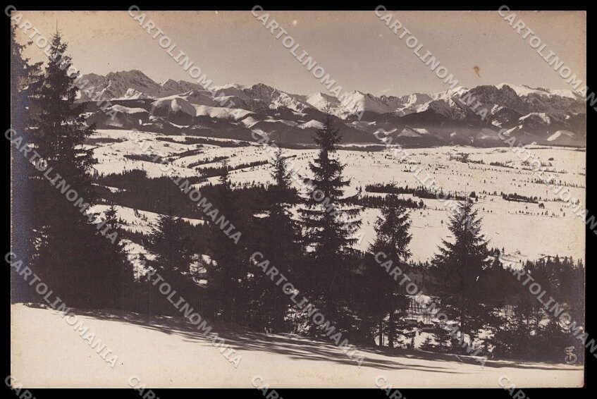 Polska SlovenskÃ¡ Republika Tatry RPPC cartolina ZG9673 – fronte