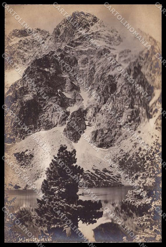 Polska SlovenskÃ¡ Republika Tatry RPPC cartolina ZG9674 – fronte