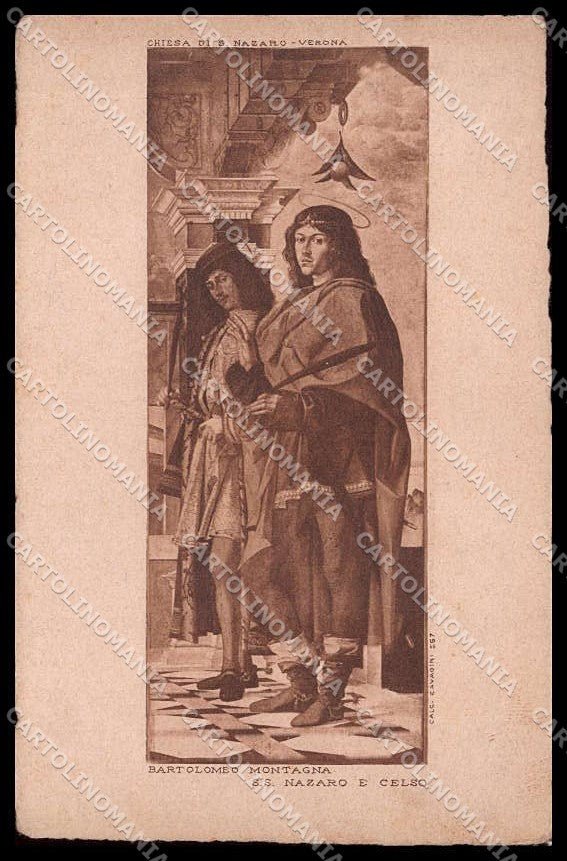 Verona Chiesa di S. Nazaro Bartolomeo Montagna cartolina ZG9686 – fronte