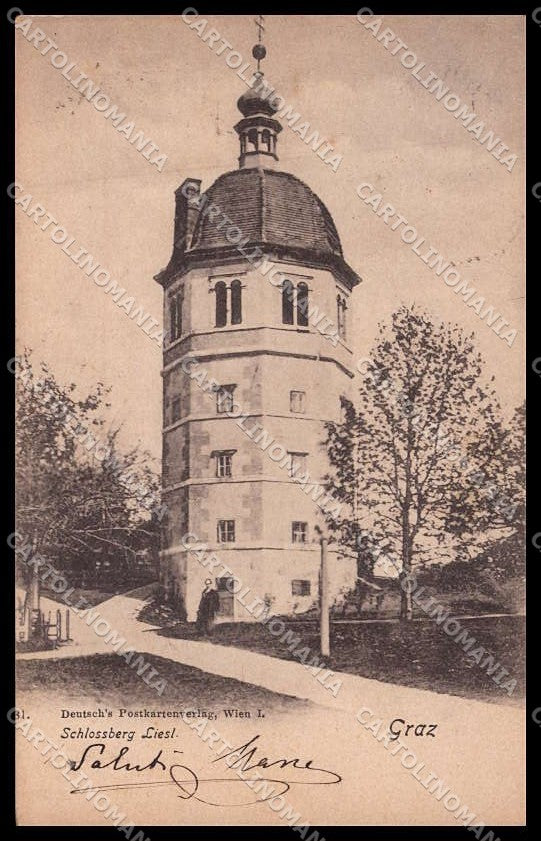 Austria Steiermark Graz Schlossberg Liesl cartolina ZG9689 – fronte