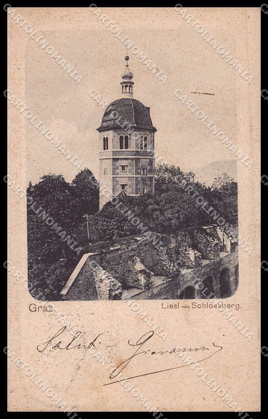 Austria Steiermark Graz Schlossberg Liesl cartolina ZG9690 – fronte