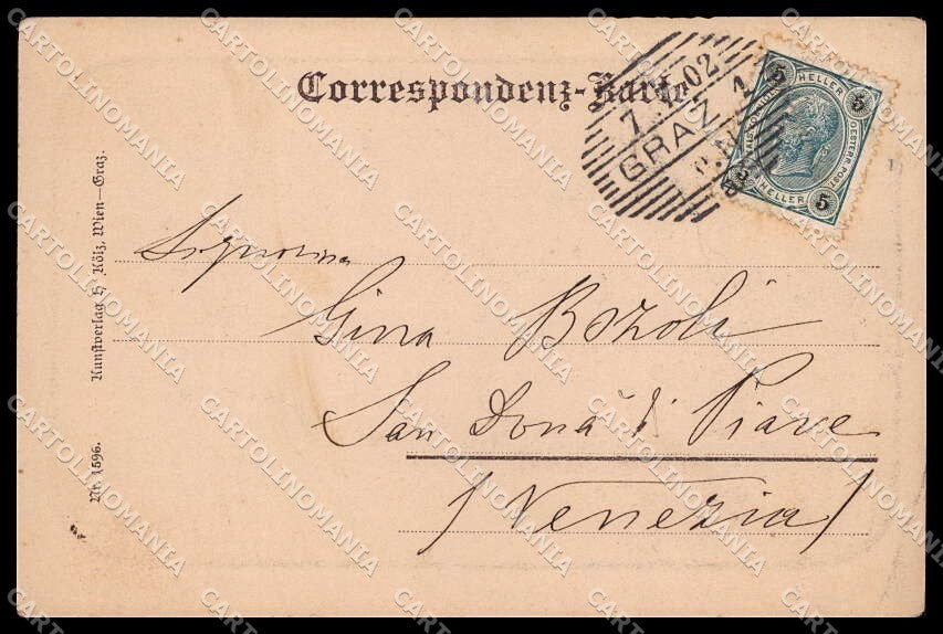 Austria Steiermark Graz Schlossberg Liesl cartolina ZG9691 – retro