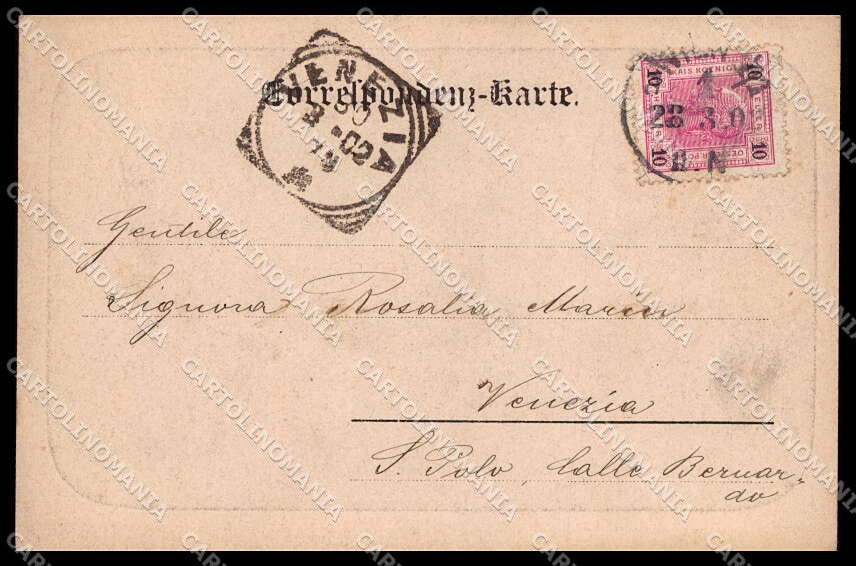 Austria Wien Volksgarten cartolina ZG9697 – retro