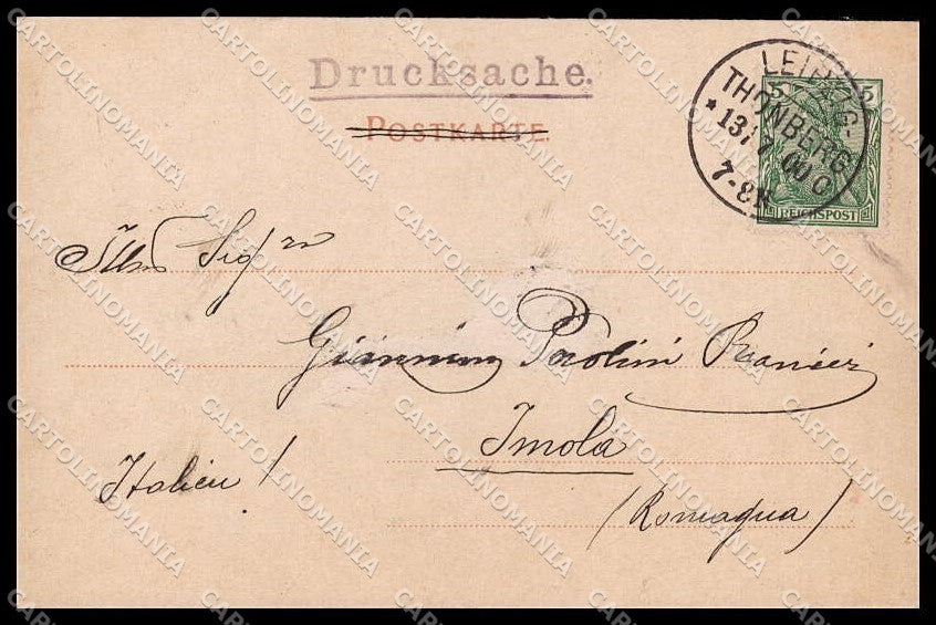 Deutschland Sachsen Leipzig Petersstrasse zur Messe cartolina ZG9709 – retro
