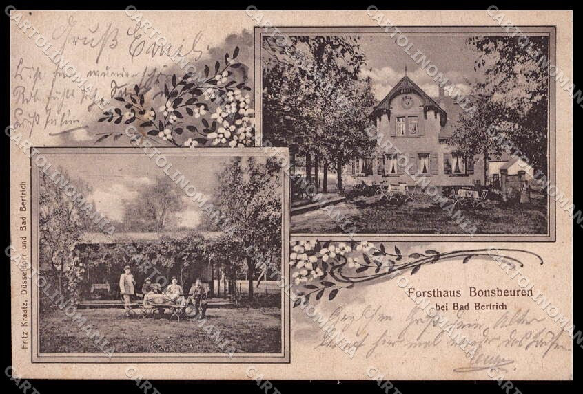 Deutschland Rheinland Pfalz Bad Bertrich Forsthaus Bonsbeuren cartolina ZG9711 – fronte