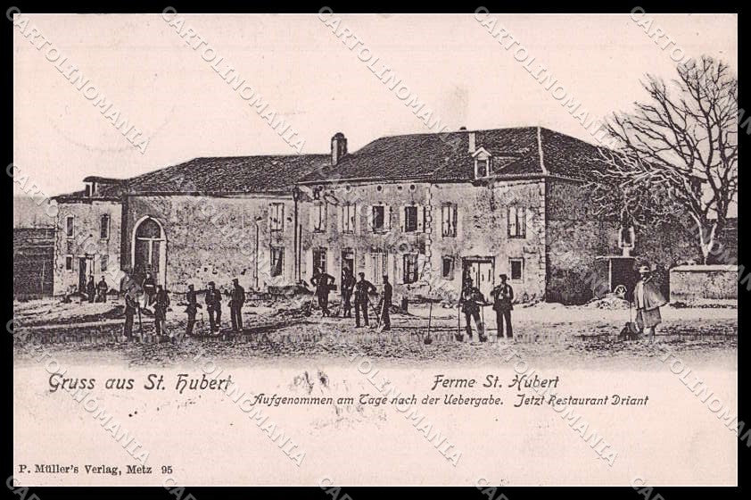 France Moselle Gruss aus St. Hubert cartolina ZG9712 – fronte