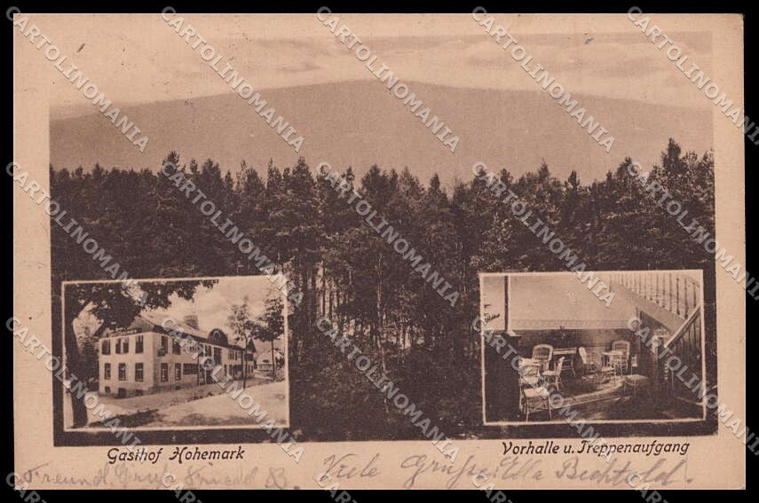 Deutschland Hessen Oberursel Taunus Gasthof Hohemark cartolina ZG9714 – fronte