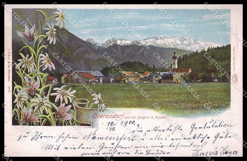 Deutschland Bayern Oberaudorf cartolina ZG9715 – fronte