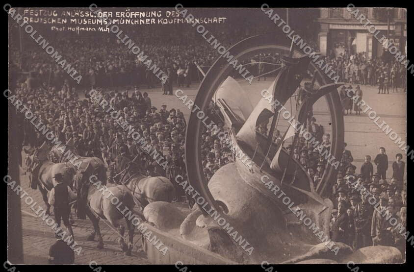Deutschland Muenchen Festzug Eroffnung des Deutschen Museum Photo ak ZG9716 – fronte