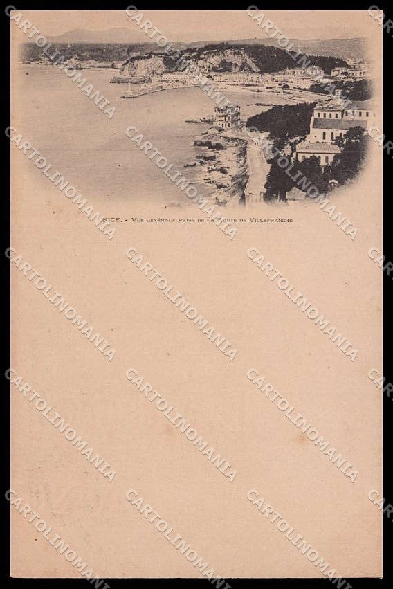 France Nice Nizza Route de Villefranche cartolina ZG9717 – fronte