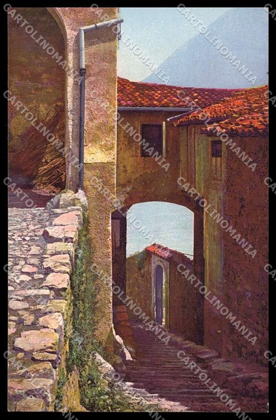 Swiss Svizzera Tessin Gandria Lago di Lugano cartolina ZG9736 – fronte