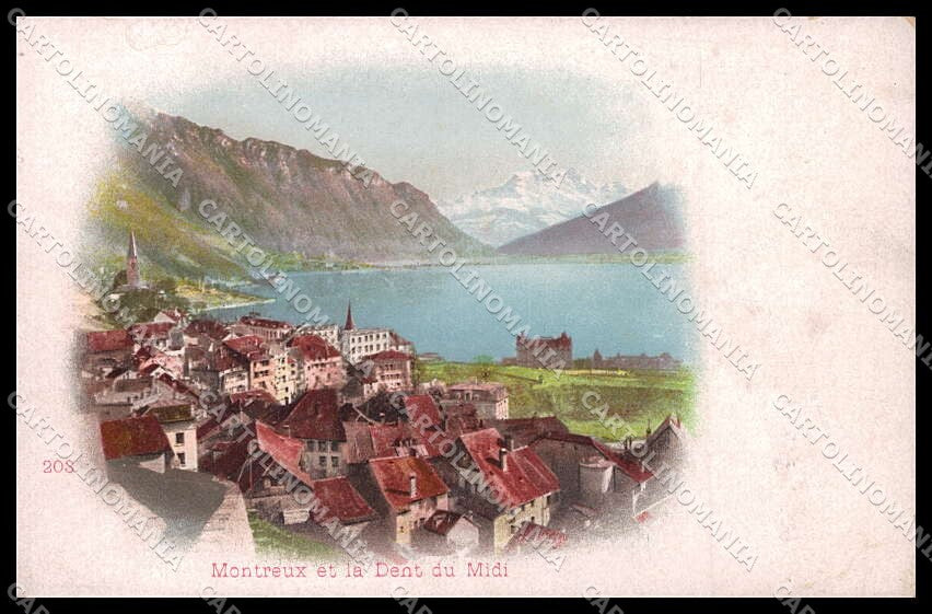 Swiss Svizzera Vaud Montreux cartolina ZG9737 – fronte