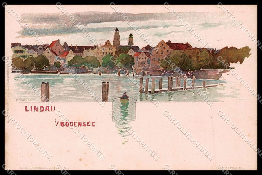 Deutschland Bayern Lindau Bodensee cartolina ZG9742 – fronte