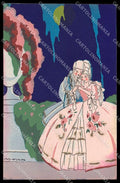 Illustratori Artist Signed Scattina Couple Art Deco Hand Painted pc ZG9780 – fronte