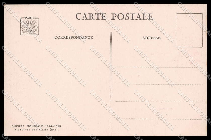 WWI WW1 Propaganda A. Lalauze French Soldiers Monte Lovcen Montenegro pc ZG9799 – retro