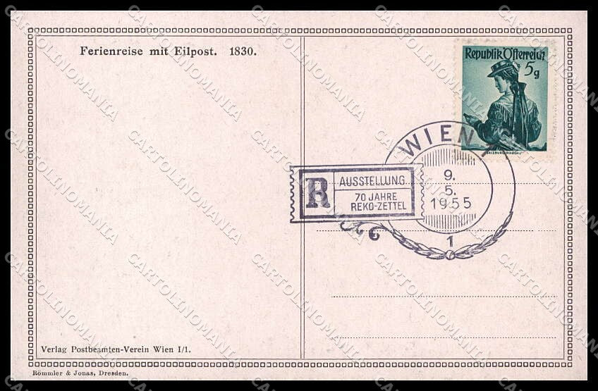 Illustratori Artist Signed K. Schnorpfeil Die Post Horse cartolina ZG9804 – retro